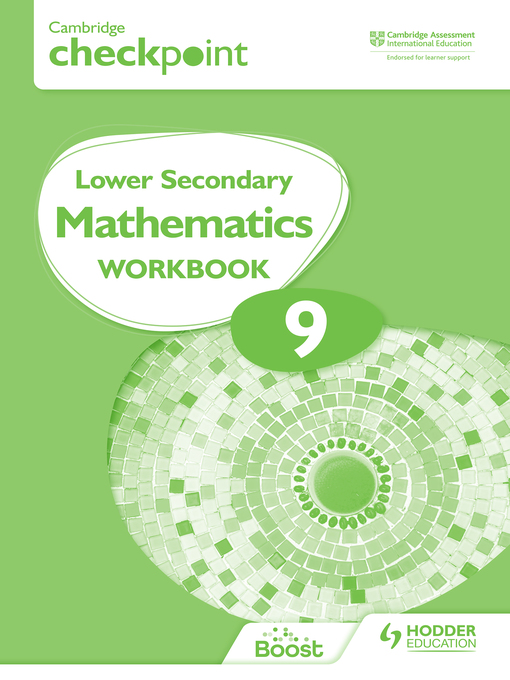 Title details for Cambridge Checkpoint Lower Secondary Mathematics Workbook 9 by Frankie Pimentel - Wait list